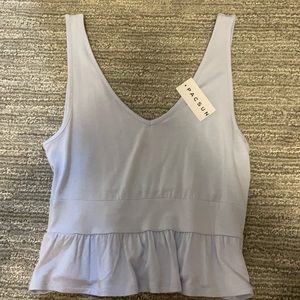 super soft blue tank